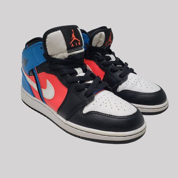 Nike Air Jordan 1 Mid Game Time GS CV4891-001 Orbit 6.5Y - Picture 5 of 10